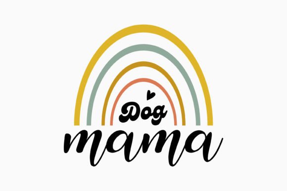Dog Mama Retro Dog Quote SVG