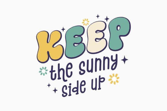 Keep the Retro Groovy Inspirational SVG