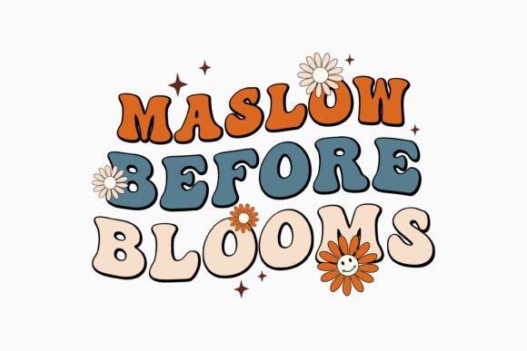 Maslow Before Blooms Mental Health Svg