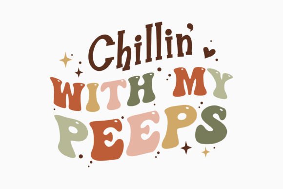 Retro Easter SVG Design Chillin