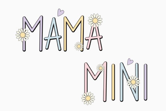 Retro Mothers Day SVG Design Mama Mini Review