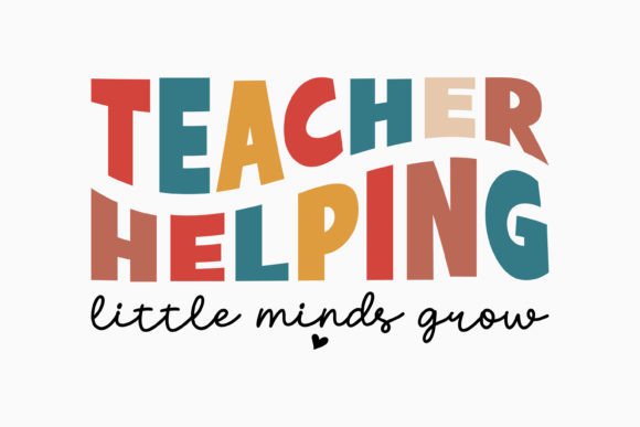 Teacher Helping Little Minds Grow