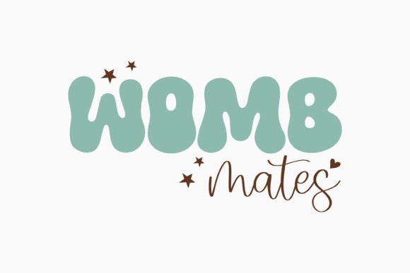 Womb Mates Embroidery Design